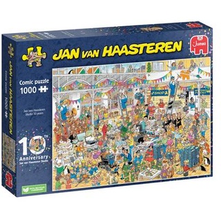 Jumbo Spiele 1110100028 Jan van Haasteren 10 Jahre JvH Studio 1000 Teile Puzzle