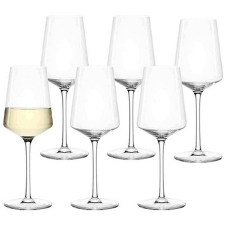LEONARDO Weißweinglas Puccini Rieslinggläser 400 ml 6er Set, Glas weiß