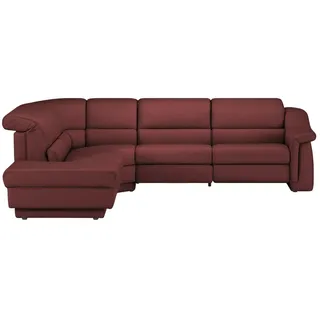himolla Ecksofa  1301 ¦ rot ¦ Maße (cm): B: 294 H: 86 T: 256.0
