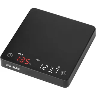 WAHLER® Kaffeewaage mit auto Timer | Barista Waage klein | Espresso Waage Siebträger I Pour Over Waage mini I USB -C