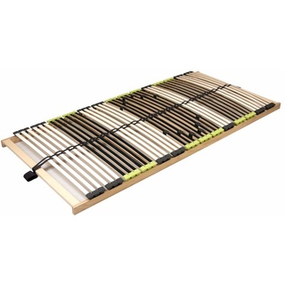 DaMi Lattenrost Relax 70 x 200 cm - 7 Zonen Lattenrahmen Aus Buche Mit 6-Fach Härteverstellung (Starr)