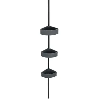 Wenko Teleskop-Eckregal Villata mit 3 Körben 28 x 20,5 x 78,0-275,0 cm