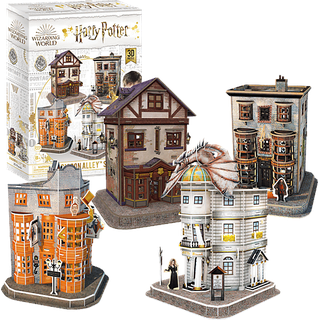 REVELL Harry Potter Diagon AlleyTM Set 3D Puzzle, Mehrfarbig