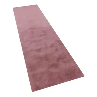 Paco Home Hochflorteppich, Beere, Kunststoff, Rechteckig, 80x300 cm, strapazierfähig, für Fußbodenheizung geeignet, Teppiche & Böden, Teppiche, Hochflorteppiche & Shaggys