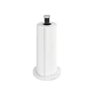 WENKO Küchenrollenhalter Marmor, Marmoroptik, stehend 53213100 , 1 Stück
