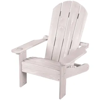 roba Outdoorstuhl Deck Chair 51 x 51 x 60 cm grau