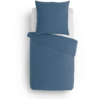 Diesel Bettwäsche Diesel 2023, Blau, Textil, Uni, 155x220 cm, Oeko-Tex® Standard 100, pflegeleicht, Schlaftextilien, Bettwäsche, Bettwäsche, Perkal-Bettwäsche