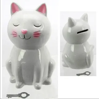Schwäbische Albumfabrik Katze Spardose 16 cm