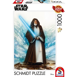 Schmidt Spiele Puzzle Kinkade Star Wars Monte Moore Jedi Master 57593, 1000 Puzzleteile