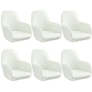 klkjk Stretch Stuhlhussen-Bezüge Stuhlbezug Mit Armlehne 2/4/6er Set Esszimmerstuhlbezug Hochlehner Stuhlbezug Schonbezug Stuhl Abdeckung Schonbezug Für Esszimmer, Büro Schutzhülle