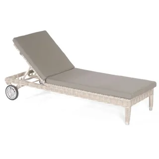 SonnenPartner Caicos Sonnenliege 200 x 71 x 15 cm White-Coral
