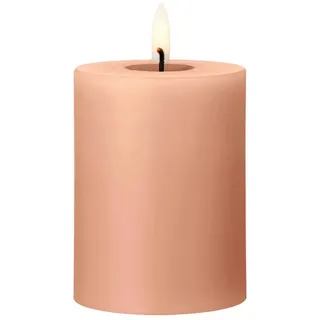 ester & erik LED-Kerze Ester & Erik LED Blockkerze 10 cm braun