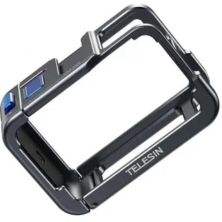 Telesin Gabbia in Metallo Ultra Leggera, Action Cam Zubehör, Schwarz
