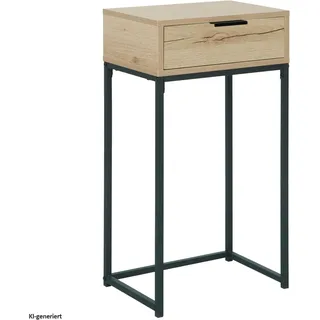 Hti-Living Cedrik Konsolentisch 40 x 40 x 75 cm Braun/Schwarz