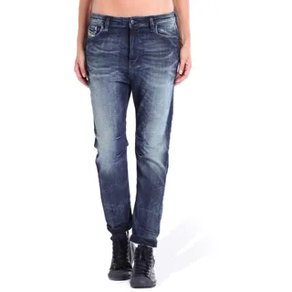 Diesel Eazee-NE 0601L Sweat Jeans Damen Jeans Hose Boyfriend (W25, Blau) - 25