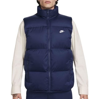 Nike FB7373-410 M NK TF CLUB PUFFER VEST Jacket Herren MIDNIGHT NAVY/WHITE Größe S