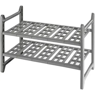 Wenko Küchen-Unterschrankregal Flexi grau 45,0 - 80,0 x 28,0 x 39,0 cm