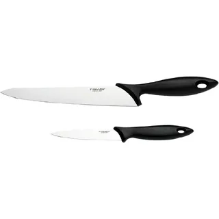 Fiskars Essential Messerset 2-tlg. 21 cm/11 cm Schwarz