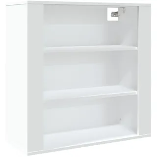 vidaXL Wandschrank 80 x 33 x 80 cm Weiß