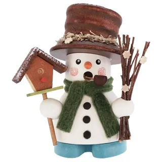 Christian Ulbricht Räuchermännchen Schneemann weiß