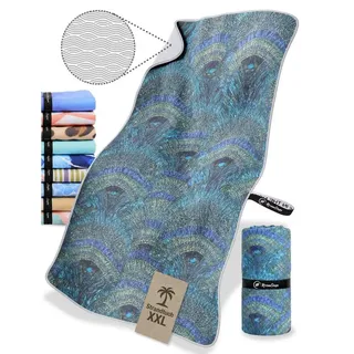 NirvanaShape Strandtuch Reise Handtuch Strandtuch XXL - Strandhandtuch, Mikrofaser Badetuch