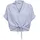 ONLPAULA LIFE S/S TIE SHIRT WVN NOOS Weiß L