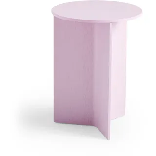 HAY - Slit Table Round, pink, Ø 35 x H 47 cm