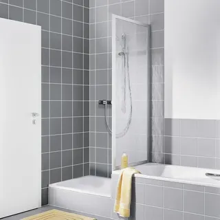 Kermi Nova 2000 Seitenwand N2 TWD 0700x1600, silber mattglanz, Kerolan Fontana.