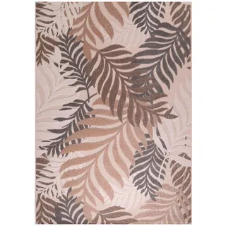 Novel Outdoorteppich Floral, Beige, Textil, Blätter, rechteckig, 120x170 cm, Oeko-Tex® Standard 100, pflegeleicht, Teppiche & Böden, Teppiche, Outdoorteppiche