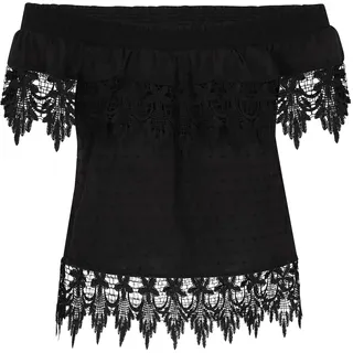 IZIA Bluse Boho schwarz XS