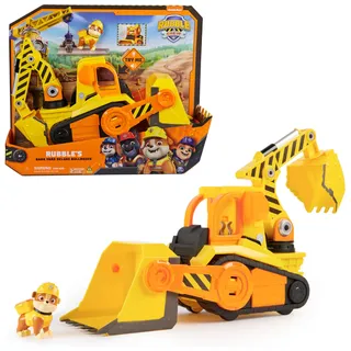 Paw Patrol Großes Planierraupen-Baufahrzeug mit Licht- und Geräuscheffekten und Figur