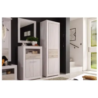 Möbel Akut Hochschrank Jambo Weißeiche