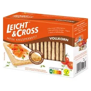 Leicht&Cross VOLLKORN Knäckebrot 125,0 g, 1 Pack