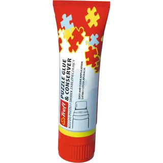 Trefl Puzzle Kleber Puzzle Glue & Conserver mit Schwammapplikator 70 ml