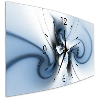 Bilder-Manufaktur Wanduhr BM-9605-1 (Wanduhr, Funkuhr oder Quarzuhr, kein Ticken, lautlos und geräuschlos) 60 cm x 30 cm