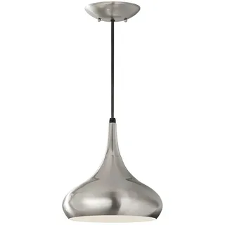 Elstead Lighting Hängeleuchte Beso, Edelstahl, Metall, 30.3 cm, RoHS, Lampen & Leuchten, Innenbeleuchtung, Leuchten nach Räumen, Esstischlampen