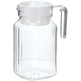 BESPORTBLE Wasser Krug mit Deckel Kunststoff Wasser Karaffe Iced Tee Krug für er Tee Saft Limonade Getränke 600ML