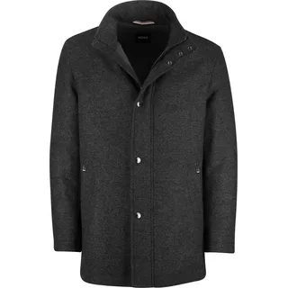 Wollmantel BOSS Black H-Camron grau marineblau - Grau - 5XL