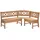 Sitzbank Braun 224 x 177 x cm