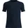 Merino Kurzarm-Shirt Blau XXL