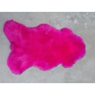 Provellus Premium Merino Schaffell Schaffelle Fell Lammfell Natur geschoren dichte Wolle (Pink Dyed, 40x40cm eckig)