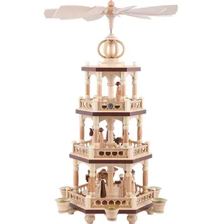 Müller GmbH Müller Pyramide Heilige Geschichte 3-stöckig natur Höhe 51 cm