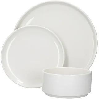 Mikasa Camberlie Essgeschirr Set 12 Stück  - Weiß