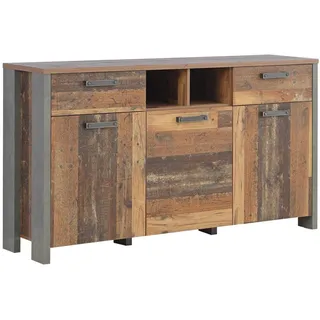 Forte Clif 156,4 x 86,4 x 41,6 cm Grau / Braun