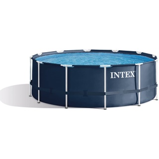Intex 366x122 cm Schwimmbecken Swimming Pool Schwimmbad Frame Metal 28904