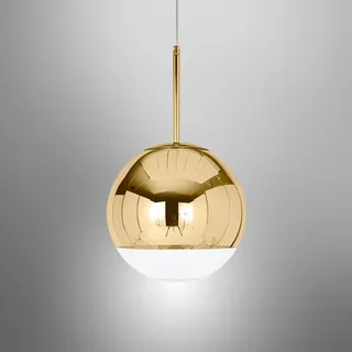Tom Dixon Mirror Ball Pendelleuchte, LED, LEDP08GOEU+MBB40G,