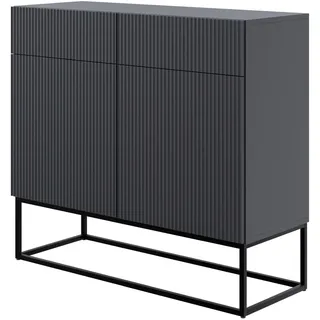 Selsey 100 x 90 x 38 cm Schwarz