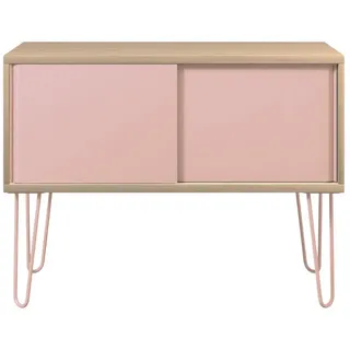 B.M. Bisley Multirange Sideboard Eiche/pastellpink