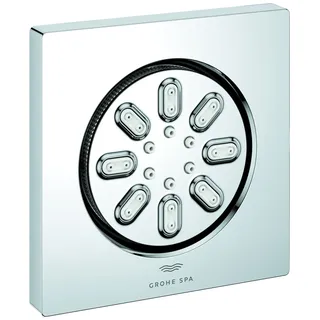 Grohe Seitenbrause 26802 Rainshower Aqua eckige Form chrom, 26802000 26802000