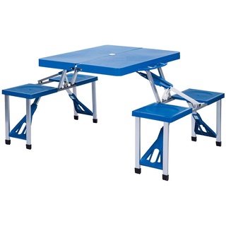 Aktive 85x64x67 Cm Table With Seat Blau